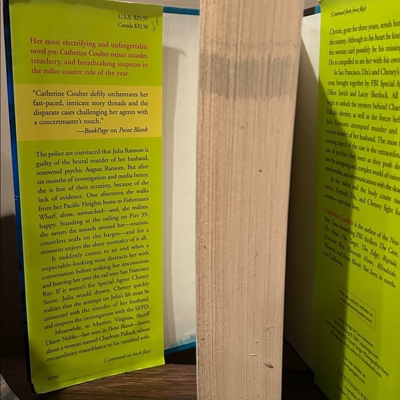 Catherine Coulter 'Double Take' Book - Picture 2 of 2